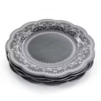 Juego de Platos de Cerámica para Postre