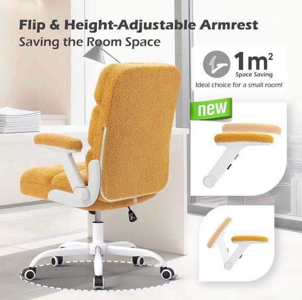 Silla de Oficina Fluffy Mustard