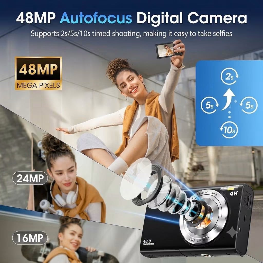 Cámara Fotos y Vídeos 4K LecNippy